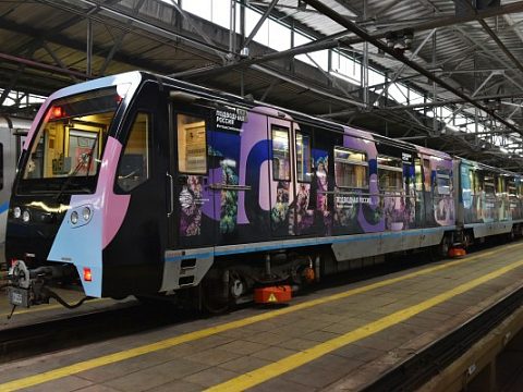 Тематический поезд московского метрополитена "Год экологии" — Мир рекламы-Принт
