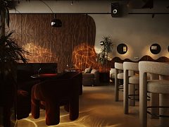Дизайн кальянной Hookah Place Метрополис — фото 2, изготовитель One Two Home