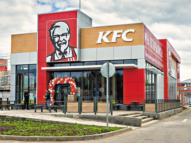 Новый формат международной сети ресторанов быстрого питания KFC, изготовитель Компания Икстрим