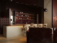 Дизайн кальянной Hookah Place Метрополис — фото 6, изготовитель One Two Home