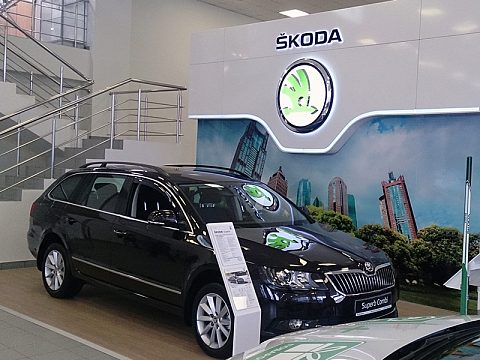 Фото 3 работы «Ребрендинг автосалона SKODA»
