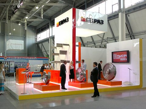 Фото 2 работы «Выставочный стенд ЕВРАЗ "Иннопром 2012"»