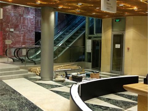 Фото 3 работы «Изготовление и установка подвесного светильника-лайтбокса в музее Парка-заповедника "Царицыно"»