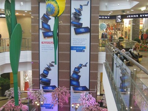 Фото 3 работы «Реклама на панорамных лифтах.»