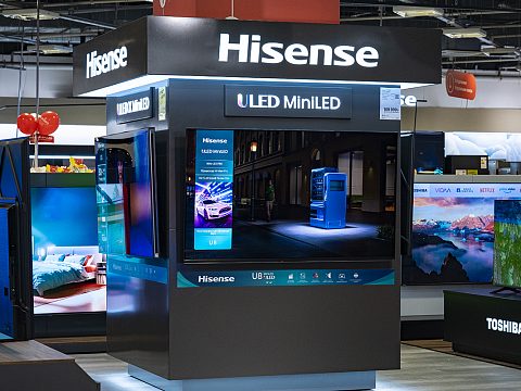 Фото 7 работы «Бренд-зона для HISENSE & TOSHIBA в М.Видео МЕГА Белая Дача»