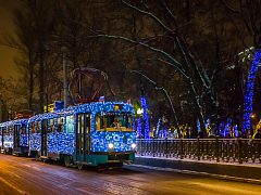 Новогодний трамвайчик