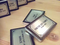 Таблички, стилизованные под Арт-Деко, для караоке-бара "Duke Ellington" г. Набережные Челны — фото 2, изготовитель Литера
