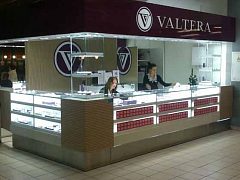 Торговый остров Valtera с интегрированной рекламой и подсветкой — фото 3, изготовитель РекПро