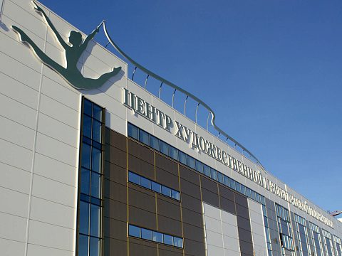 Фото 2 работы «Оформление фасада "Центра художественной и эстетической гимнастики"»