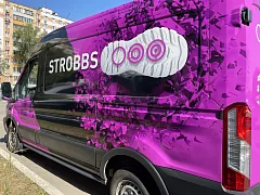 Полная оклейка Ford Transit для STROBBS — фото 2, изготовитель Брендрайв