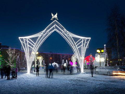 Фото 2 работы «Новогодняя арка»