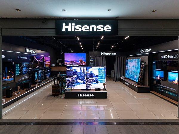Комплексное оформление магазина Hisense — ЛазерСтиль
