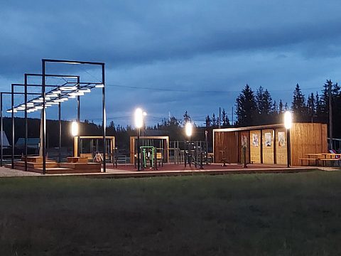 Фото 2 работы «Обустройство детского спортивно-игрового  комплекса, с.Качикатцы»
