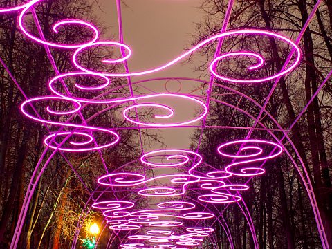 Световое небо в парке "Измайловский" — Мастерская Городских Решений