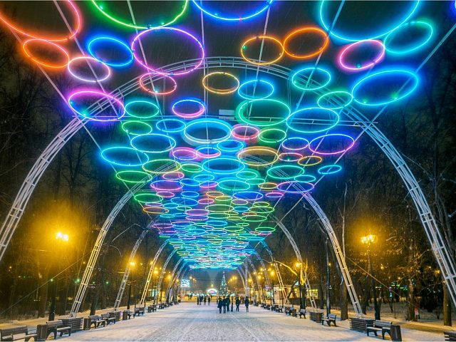 Оформление ГАУК "Сокольники", изготовитель Мастерская Городских Решений