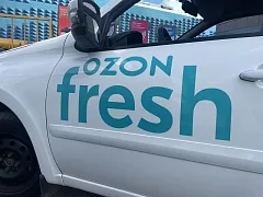 Брендирование 400 Lada Granta для OZON Fresh — фото 2, изготовитель Брендрайв