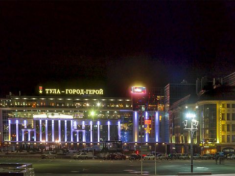 Фото 2 работы «Крышная установка "ТУЛА ГОРОД-ГЕРОЙ" и "ГОСТИНЫЙ ДВОР"»