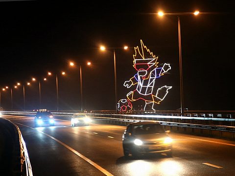 Фото 2 работы «Дизайнерская опора «Волк-Забивака»»