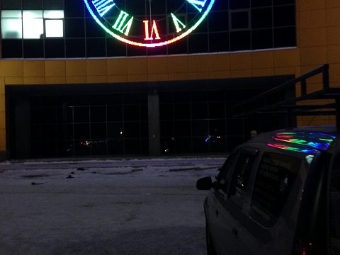 Фото 4 работы «СОПСервис новогоднее оформление фасада торгового центра»