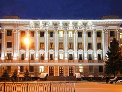 Архитектурно-художественная подсветка Казанского Государственного Медицинского Университета, изготовитель АЛЕКСПРЕСС