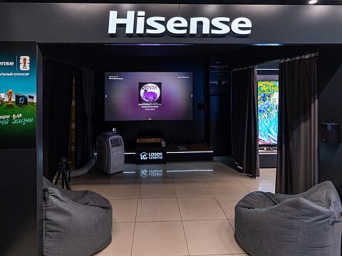 Фото 5 работы «Комплексное оформление магазина Hisense»