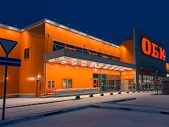 Комплексное наружное оформление гипермаркета OBI — фото 2, изготовитель ActiveDesign