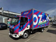 Брендирование 100 КАМАЗ «Компас» для OZON — фото 2, изготовитель Брендрайв