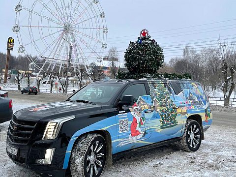 Фото 3 работы «Новогоднее оформление автомобиля»