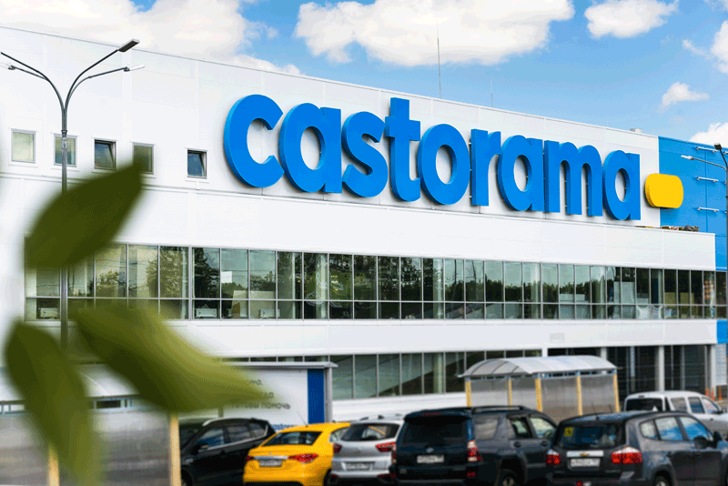 оформление гипермаркета CASTORAMA