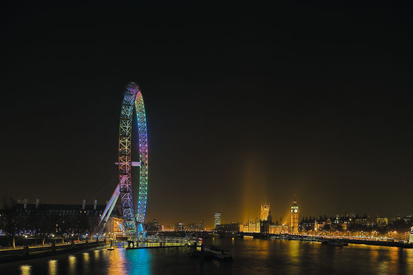 Всемирно известное колесо обозрения British Airways London Eye