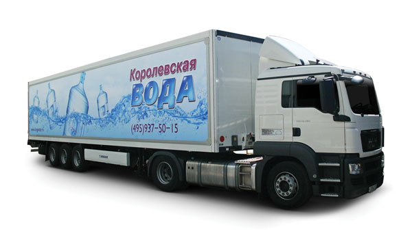 Брендирование грузового автотранспорта